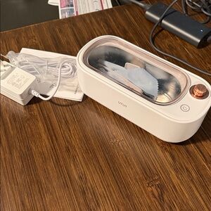 UTUV White and Rose Gold Ultrasonic Cleaner